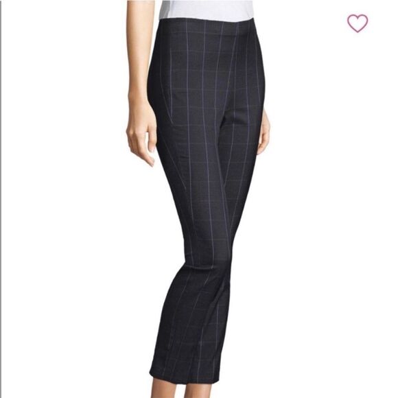 RAG & BONE The Simone High Rise Ankle Pant in
Navy Blue Check 6 - Picture 1 of 9